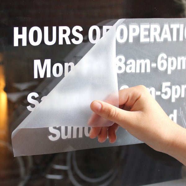 Vinyl Lettering